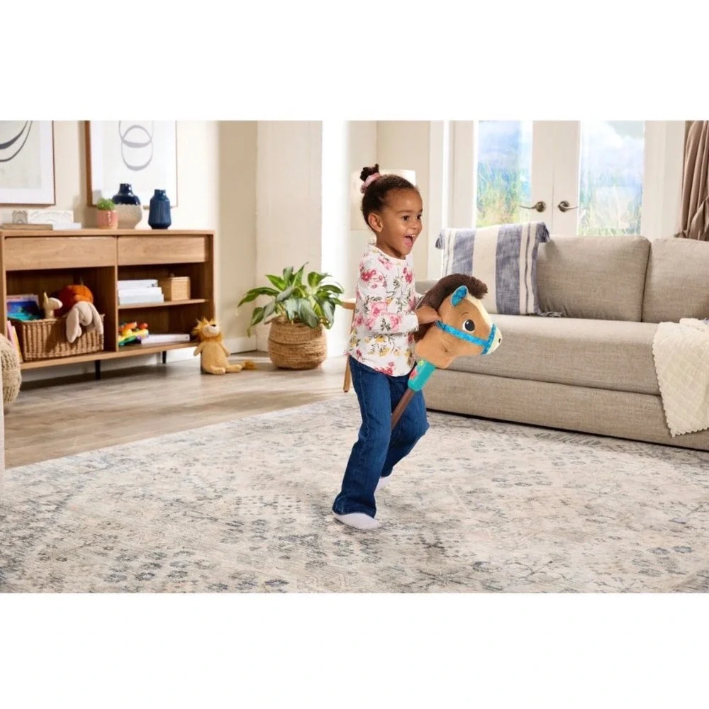 VTech Gallop & Giggle Horse Interactive Plush Stick Toy Brown 30 Inch 80-554400